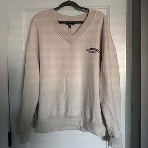 Misguided V-Neck Sweatshirt